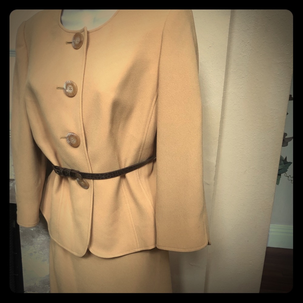 Mustard-Colored Dressbarn Suit